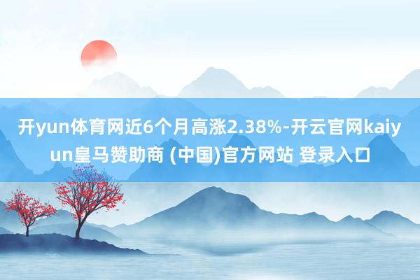 开yun体育网近6个月高涨2.38%-开云官网kaiyun皇马赞助商 (中国)官方网站 登录入口